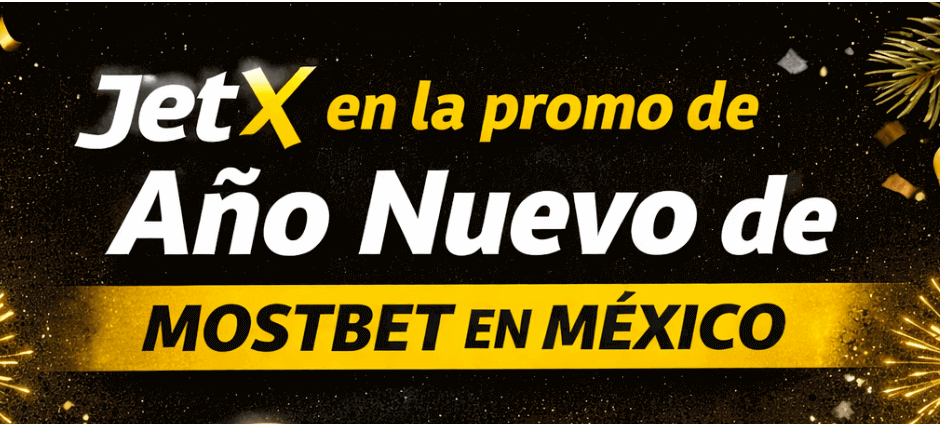 JetX en la promo de Año Nuevo de Mostbet en México